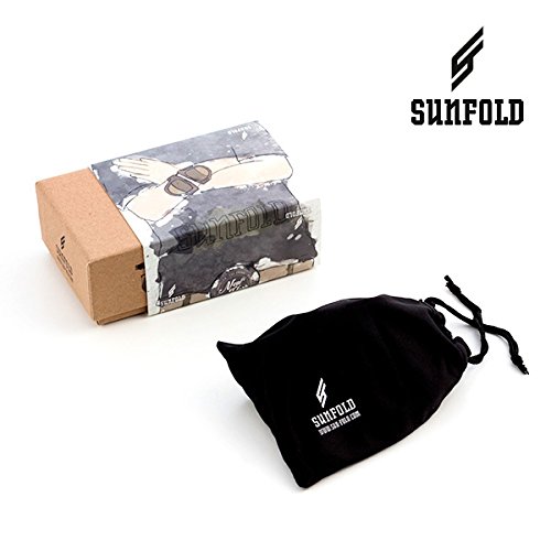 Sunfold Street Gafas de Sol Enrollables, Hombre, Negro, Talla Única