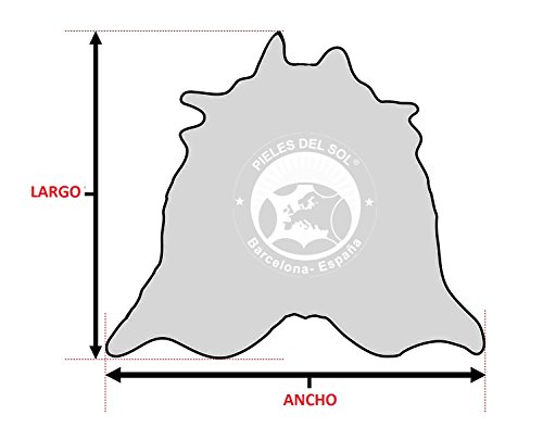 Sunshine Cowhides Alfombra DE Piel DE Vaca 210 x 180 cm Pieles del Sol