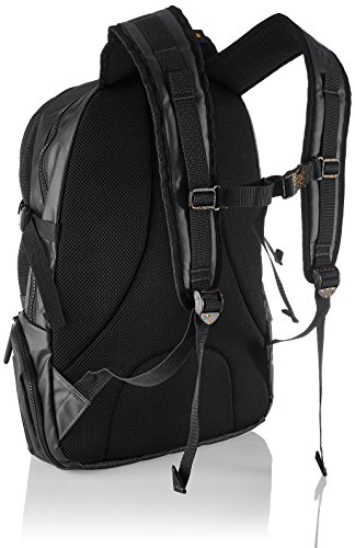 Superdry - Meshtarpbackpack, Mochilas Hombre, Multicolor (Black/Orange), 34x45x14 cm (W x H L)