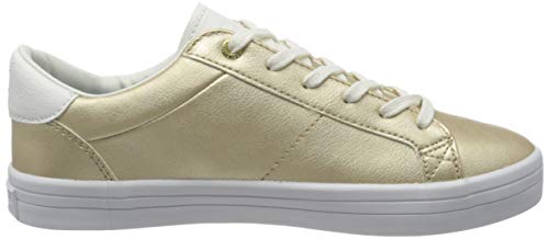 Superdry Skater Sleek Lo, Zapatillas para Mujer, Dorado (Antique Gold 00y), 36 EU