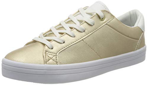 Superdry Skater Sleek Lo, Zapatillas para Mujer, Dorado (Antique Gold 00y), 36 EU