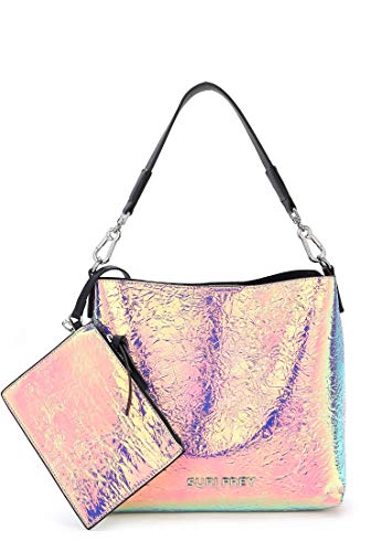 Suri Frey Beutel SURI Black Label Tiffany 16060 - Bolso de mano para mujer, color negro, (Silver 830), Talla única