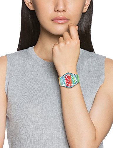 Swatch Reloj Analógico de Cuarzo para Mujer con Correa de Plástico – GS 124