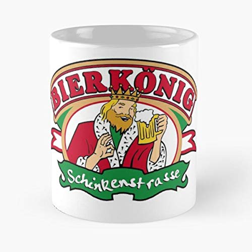 Sweetworldstore Palma Beer Mega Mallorca El Park King Malle Drinker Arenal Taza de café con Leche 11 oz