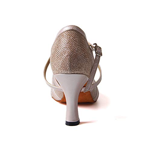 Syrads Zapatos de Baile Latino para Mujer Salsa Zapatos de Salón de Tango Samba Vals Baile de Interior