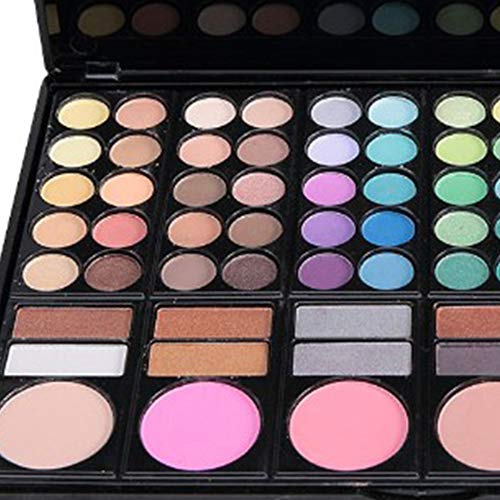 SZMH-ES 78 Color Bandeja de Sombra de Ojos Principiante Nacarado Mate Color de Tierra Sombra de Ojos Mercado Tendencia Polvo Liso 235X175X17mm 01#