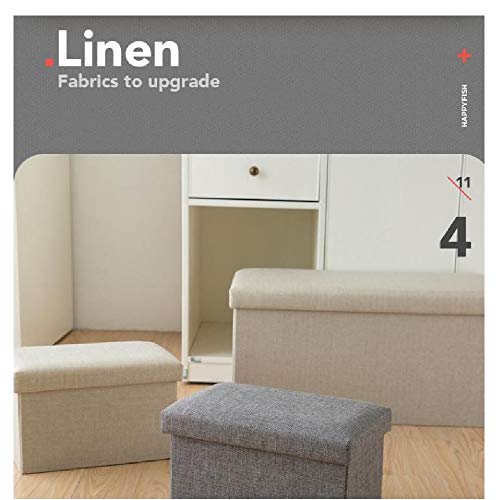 Taburete De Almacenamiento ， Baúl Plegable ， Baúles De Almacenaje Banco Plegable Con Espacio De Alcenamiento ，Esponja Suave De Alta Resistencia Incorporada, Puede Sentarse Sin Caerse. Storage Otomanas