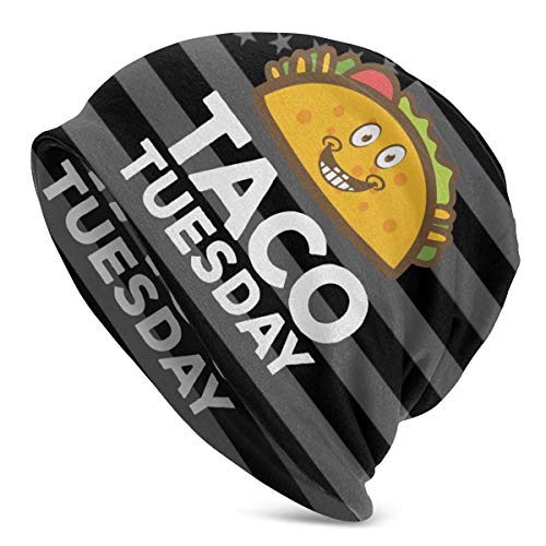 Taco Tuesday Unisex Sombrero cálido Gorro de Punto Cráneo Gorro Gorro Gorro