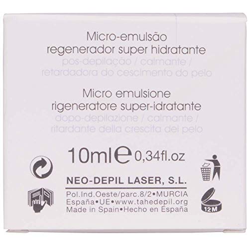 Tahe Laser System Regenerador Celular Facial Super Hidratante Retardador de Crecimiento del Vello, 10 ml