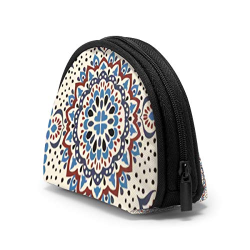 Talavera Azulejos Portugal Adorno Turco Las Artes Mujeres Niñas Concha Cosmética Maquillaje Bolsa de Almacenamiento Monedas de Compras al Aire Libre Monedero Organizador