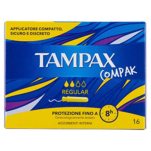 Tampax - Compak Regular - Tampones - 16 unidades