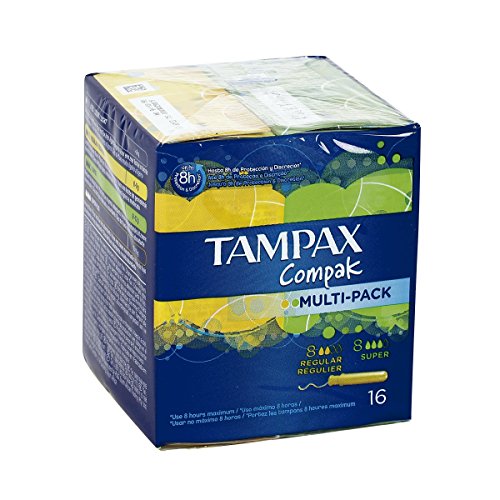TAMPAX Compak tampón multipack caja 16 uds