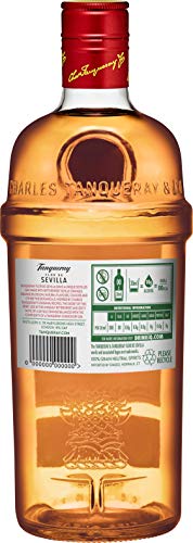 Tanqueray - Flor de Sevilla Ginebra inglesa con sabor a naranjas amargas de Sevilla - Edición limitada con posavasos de regalo, 70 cl