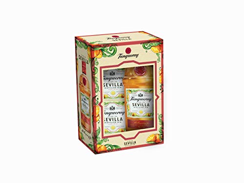 Tanqueray - Flor de Sevilla Ginebra inglesa con sabor a naranjas amargas de Sevilla - Edición limitada con posavasos de regalo, 70 cl