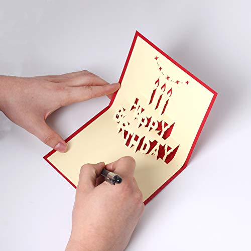 Tarjeta de cumpleaños 3D para hombre, mujer o niño