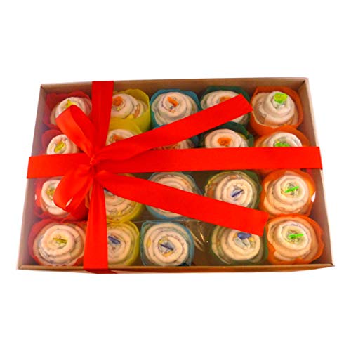 Tarta de pañales Cupcake para niño