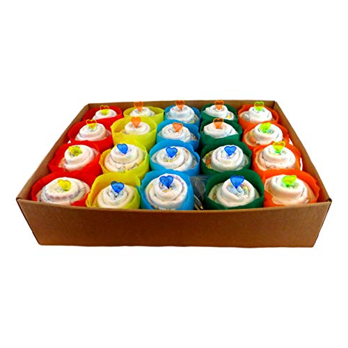 Tarta de pañales Cupcake para niño