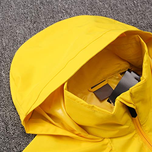 TD Ropa de Deporte de Manga Larga con Cremallera Completa con Capucha for niños Gimnasio al Aire Libre Tapa y los Pantalones de Hombres Rompevientos FY0042 (Size : S)