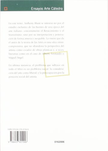 Teoría de las artes en Italia, 1450-1600 (Ensayos Arte Cátedra)