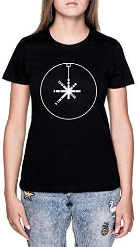 Térmico Escape Puerto Negro Camiseta Mujer Manga Corta Black T-Shirt Women's