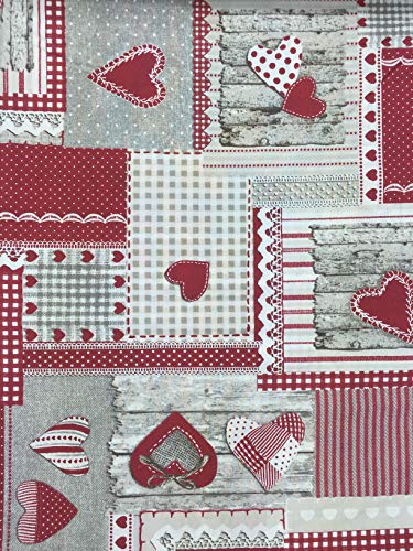 Tex Family - Tela decorativa cubretodo, gran foulard, cubresofá, tejido abríco, rojo, 2 plazas