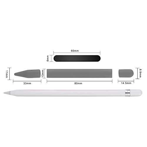 Teyomi Funda Apple Pencil, Funda magnética para Apple iPad Pro y lápiz de Silicona Suave …