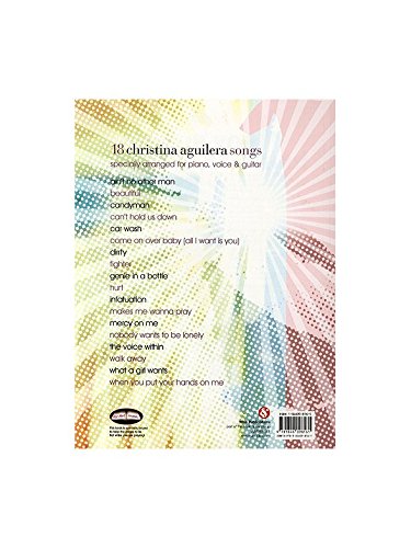 The Best Of Christina Aguilera. Partituras para Piano, Voz y Guitarra(Pentagramas )