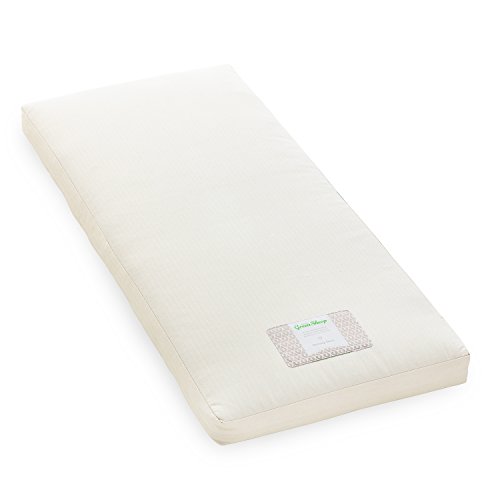 The Little Green Sheep colchón de cuna natural (89 cm x 38 cm)