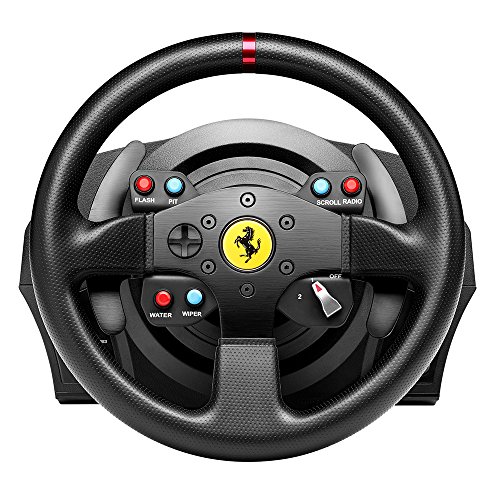 Thrustmaster T300 FERRARI GTE - Volante - PS4 / PS3 / PC - Force Feedback - Replica Ferrari 458 Challenge - Licencia Oficial Ferrari