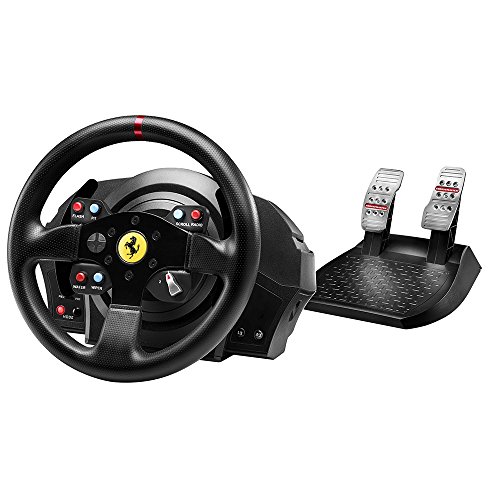 Thrustmaster T300 FERRARI GTE - Volante - PS4 / PS3 / PC - Force Feedback - Replica Ferrari 458 Challenge - Licencia Oficial Ferrari