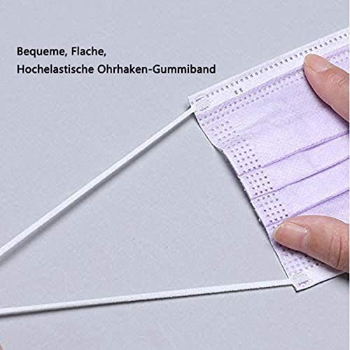 Tianfu 50 Unidades Neutral Lana Ligero Respiración multicapa Fiable Color Lila Tianfu