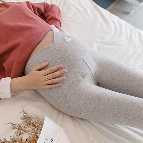 Tienda de Hanks El Otoño Y El Invierno De La Manera Polainas Embarazo De La Madre Pantalones Casuales Ropa De Otoño (Color : Light Grey, Size : XXL)