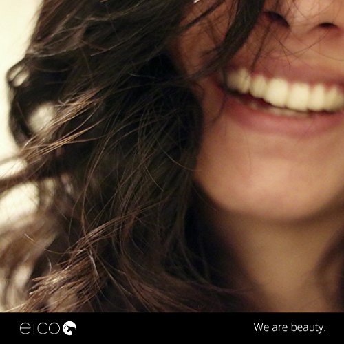 Tijeras Eico para cortar cabello– Tijeras de peluquería Premium extra afiladas con funda incluida – Filo microdentado unilateral que permite un corte perfecto para damas o caballeros.