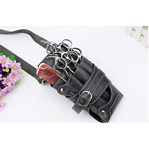 Tijeras para el Cabello 3 piezas de pelo de la herramienta de peluquería viaje Funda tijera de peluquería bolsa Peluquería Tijeras Tijeras Organizador Salon Salon Kit Bolsa bolsa de almacenamiento lle