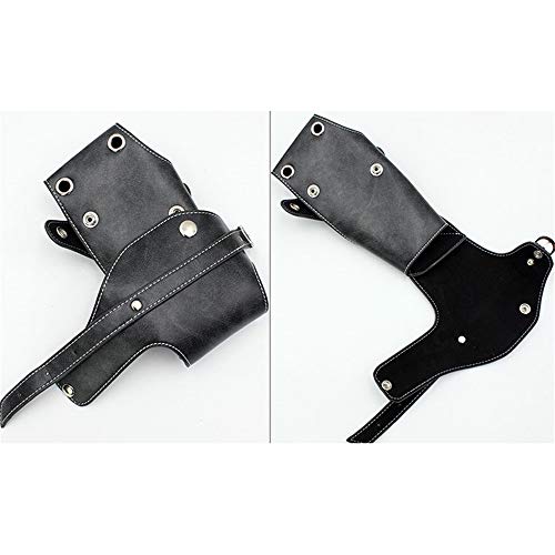 Tijeras para el Cabello 3 piezas de pelo de la herramienta de peluquería viaje Funda tijera de peluquería bolsa Peluquería Tijeras Tijeras Organizador Salon Salon Kit Bolsa bolsa de almacenamiento lle