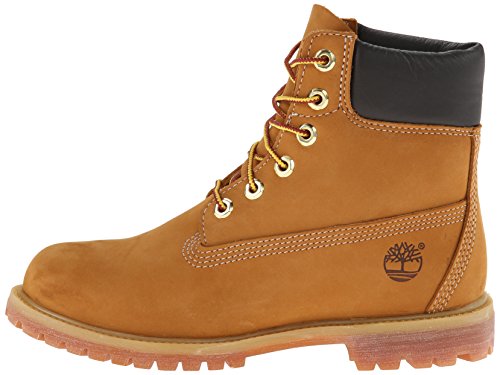 Timberland 6 Inch Premium Waterproof, Botas Chukka para Mujer, Amarillo Wheat Nubuck, 37 EU