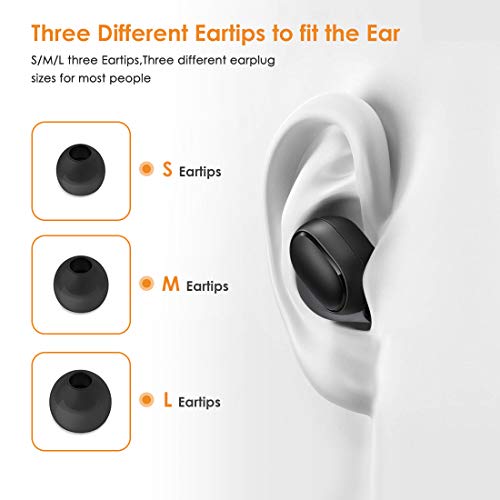 Timoom Redmi Airdots 2 Bluetooth 5.0 Auriculares Inalámbricos, Wireless Earbuds, Auriculares Estéreos Manos Libres con Micrófono, Impermeable IPX4, Estuche de Carga Magnética