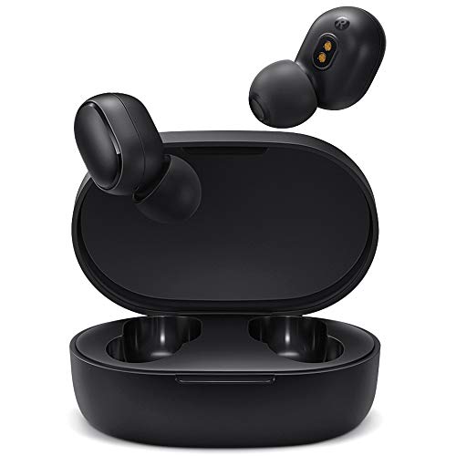 Timoom Redmi Airdots 2 Bluetooth 5.0 Auriculares Inalámbricos, Wireless Earbuds, Auriculares Estéreos Manos Libres con Micrófono, Impermeable IPX4, Estuche de Carga Magnética