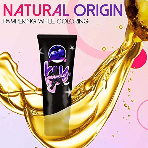 Tinte para el cabello que cambia de color mágico, 4 tintes para el cabello que cambian de color termocrómico diferentes, pintura semipermanente para herramientas de peinado