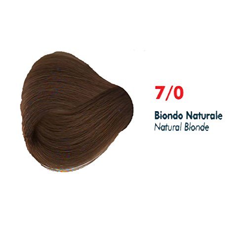 Tinte profesional para el cabello, colores naturales, con amoniaco 5 X 5 X 15 7/0 BIONDO NATURALE