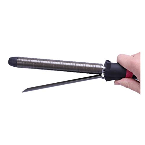 Tiza para el Cabello Maquillaje Rizador de Pelo Curling Wand Hierro Giratorio del Pelo Styler Wet & Dry Pinzas de Pelo Rizado Styling Herramientas Temperatura adust 22 mm (Enchufe de la UE)