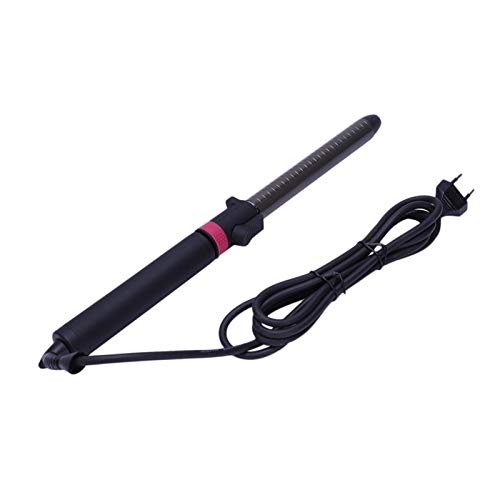Tiza para el Cabello Maquillaje Rizador de Pelo Curling Wand Hierro Giratorio del Pelo Styler Wet & Dry Pinzas de Pelo Rizado Styling Herramientas Temperatura adust 22 mm (Enchufe de la UE)