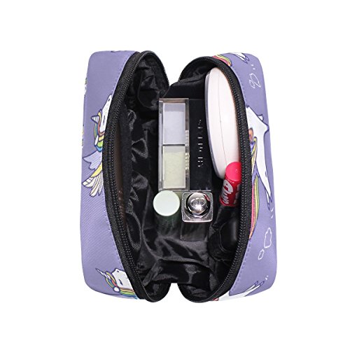 TIZORAX Pegasus Patern Bolsa de Cosmética Bolsa de Embrague Organizador Bolsa de Viaje