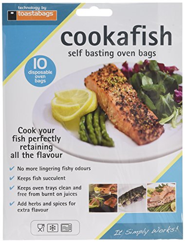 Toastabags "COOKAFISH Horno Bolsas, Transparente, 50 Unidades