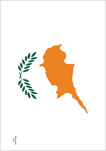 Toland casa jardín bandera de Chipre 28 x 40 inch nación país casa bandera