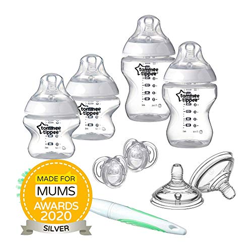 Tommee Tippee Closer to Nature - Kit de biberones, transparente