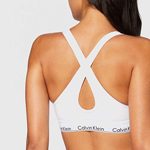 Tommy Hilfiger Bralette Lift Sujetador Deportivo, Blanco, XS para Mujer