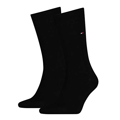 Tommy Hilfiger Classic – Calcetines para hombre, 4 pares negro 43/46
