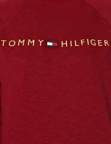 Tommy Hilfiger Cn Track Top LS Conjunto térmico, Rojo (Red 629), Talla única (Talla del Fabricante: X-Small) para Mujer