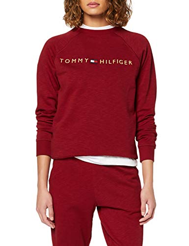 Tommy Hilfiger Cn Track Top LS Conjunto térmico, Rojo (Red 629), Talla única (Talla del Fabricante: X-Small) para Mujer